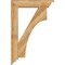 Ekena Millwork Westlake Traditional Rough Sawn Bracket, Western Red Cedar, 4"W x 24"D x 36"H BKT04X24X36WTL01RWR - alternate 2